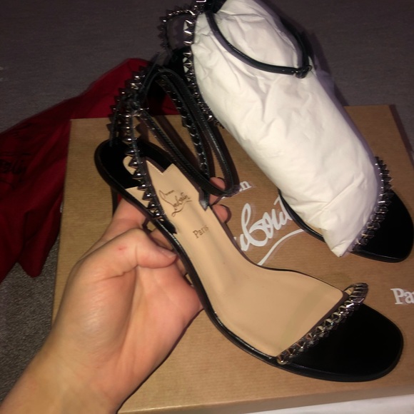 so me spike leather sandals